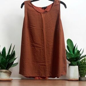 Lane Bryant Rust Sleeveless Tank Top